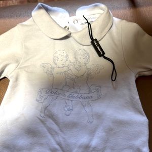D&G cherubs 0/3 onesie, Brand New